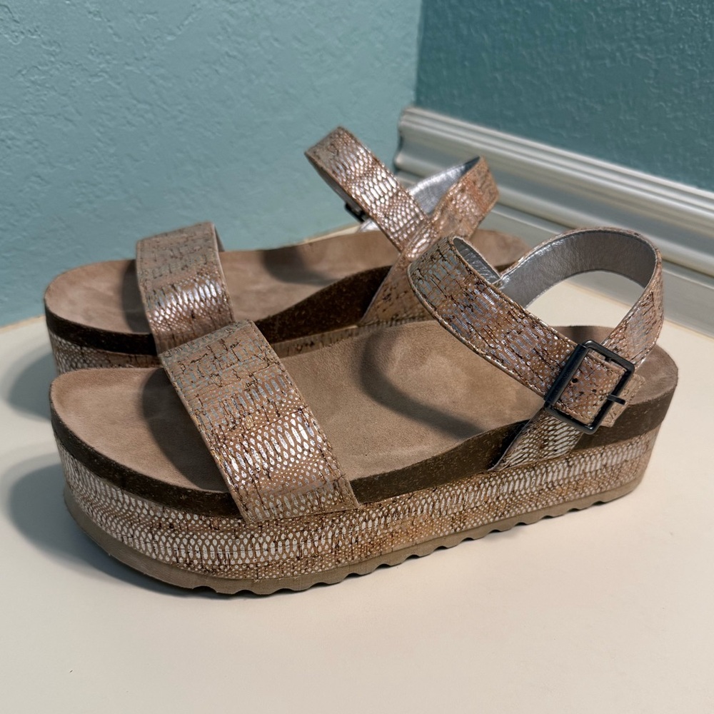 Dirty Laundry Women's Palms Espadrille Open Toe Platform Wedge Sandals Like New